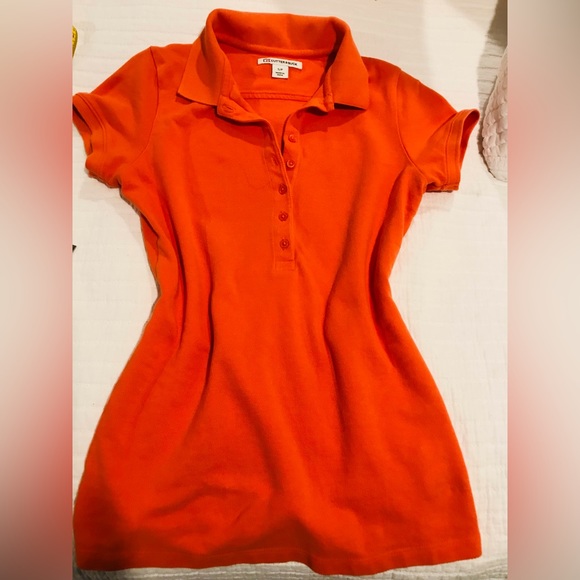 Collage Orange 🍊 Sweet Spot Skinny Polo Cutter&Buck - Picture 5 of 9